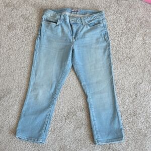 Tommy Hilfiger Light Blue Women's Straight-Leg Jeans